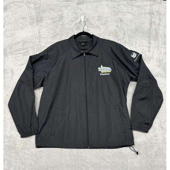 NORTH END x NEW ORLEANS X CHEVRON SUPER BOWL XLVII HOST COMMITTEE WINDBREAKER TR - Picture 1 of 6